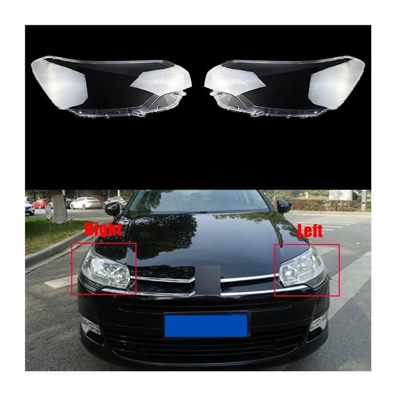 Couvercle de phare pour Citroën C5 2010-2016 coque de lentille - 2