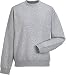Produktbild Klassisches Sweatshirt mit angesetzten Ärmeln - Farbe: Light Oxford - Größe: 3XL