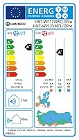 HANTECH H-PRO Split Klimaanlage 12000 BTU für Räume bis 45 m² als Komplettset mit Kupferleitungen - Luft-Luft-Wärmepumpen Technologie - Smart Home kompatibel, WiFi - Heizen, Kühlen, Entfeuchten – Ansicht 9
