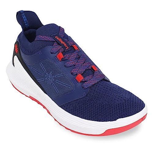 Image of Men's Crosstrain Training Shoes, Mesh Upper, Enhanced Grip, Multi-Directional Flexibility, Pull Tabs, Lace-Up, High Energy Return, Sporty Footwear for Men