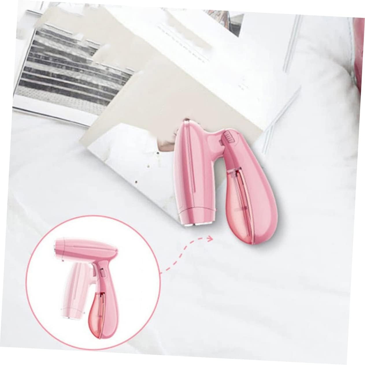 IMIKEYA Travel Portable Handheld Garment Clothes Wrinkle Remover Abs Material Easy to Carry Store