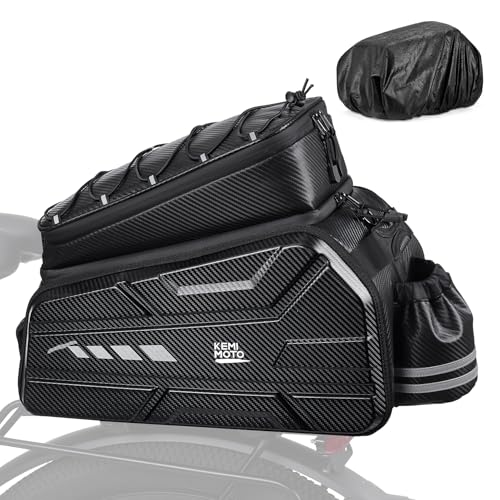 KEMIMOTO Bike Rear Bag, 13L/20L/40L EVA Hard Shell