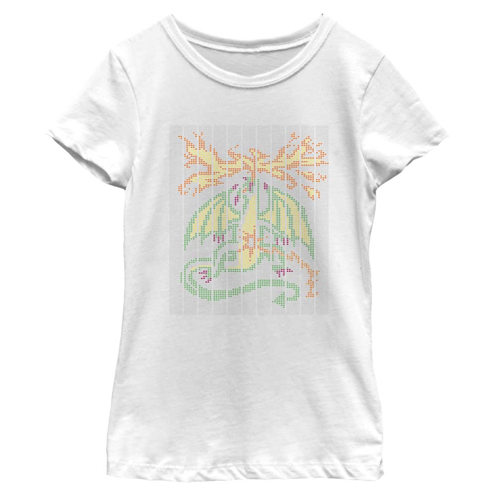 NetflixStranger Things Scantron Dragon Girls Short Sleeve Tee Shirt