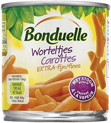 Bonduelle Baby Carrots Worteltjes Healthy Canned Vegetables 155G