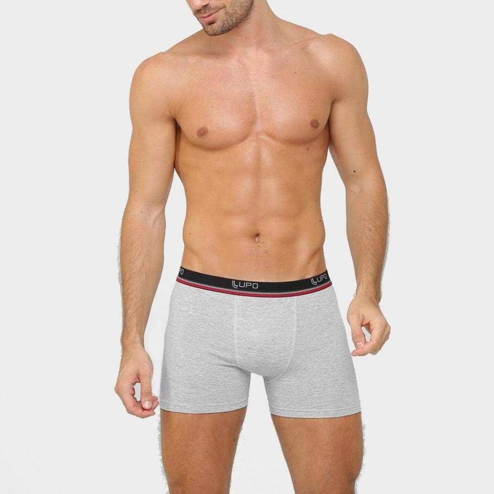 Kit 10 Cueca Boxer Lupo Algodão Cotton Respirável Masculina Kit 10 Cueca Boxer Lupo Algodão Cotton Respirável Masculina