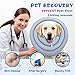 Dog Cone,Dog Cones for Large Dogs Alternative After Surgery,Dog Donut Collar for Small Medium Large Dogs Puppies Neck Cone Protective Elizabethan Collar for Dogs to Stop Lickin (XL(Neck Girth:8