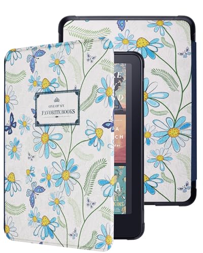 WALNEW Case for 7-inch Kindle Paperwhite 12th Gen 2024 and Colorsoft Signature Edition, Premium PU Leather Protective Cover for Kindle Paperwhite, Auto Wake/Sleep