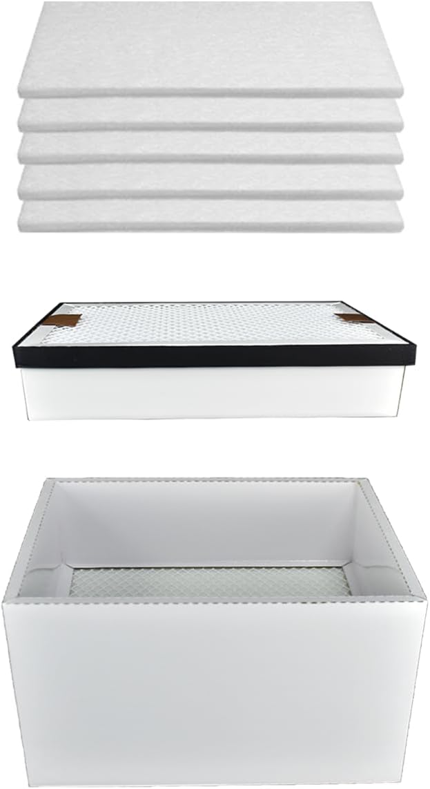 YC100 3-Layer Filter Set with High-Efficiency Activated Hepa Carbon Only for YC100 Fume Extractor-The Filter Element is Applicable to Both the YC100 knob Model and the YC100 Display Model.