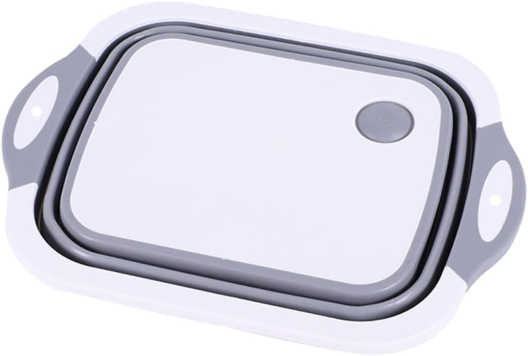 Collapsible Kitchen Cutting Board Multi Function Washing Basket Material for Food Storage Vegetables Fruits Meat Space Saving Design for Easy Use