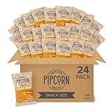 Heirloom Cheddar Cheese Balls by Pipcorn - Cheddar 1oz 24pk - Healthy Snacks, Gluten Free Snacks, Snack Packs, Heirloom Corn, Baked not Fried, Individually Wrapped