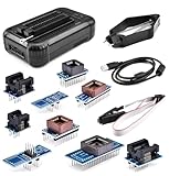 TL866II Upgrade Programmer, Aideepen T48 Programmer High Speed Programmer 16 Channel ISP Self-Test Function Support SPI NAND/EMMC/EMCP/Flash/MCU/Tester TL866CS TL866II Improvement + 12 Parts