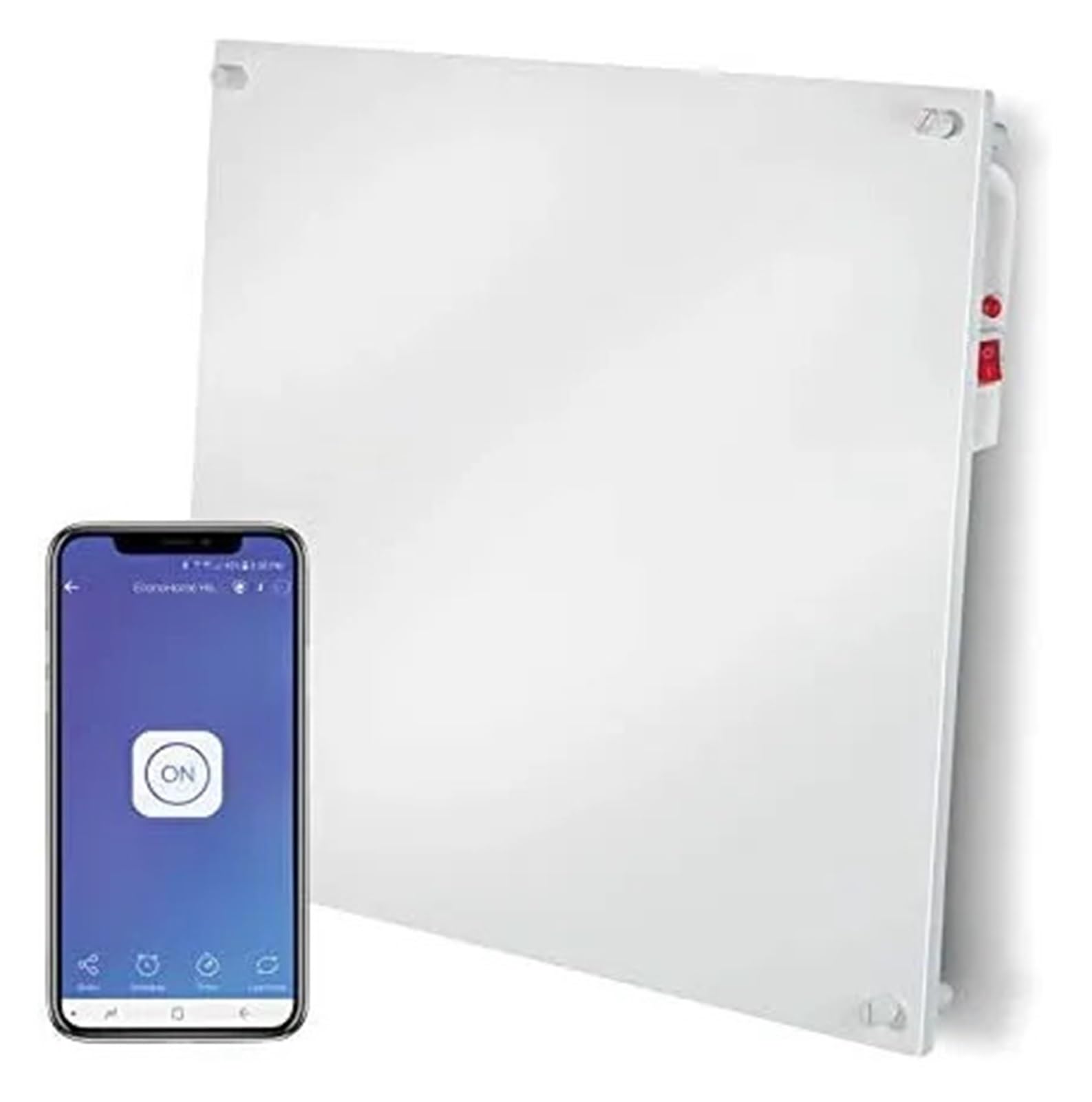 Inteligentny panel grzewczy – łączy się z aplikacją EW – grzejnik konwekcyjny 400 W – do pokoju o powierzchni 120 m2 – 120 V Zabezpieczenie przed przegrzaniem(Guard - WiFi - Nano)