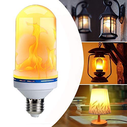 Image of Himack E27 /E26 /B22 Led Flame (Flickering) Light Bulbs,1.8 Watts