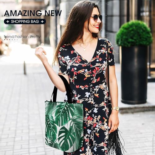 Sac à main feuilles de palmier de qualité supérieure style chic - 6