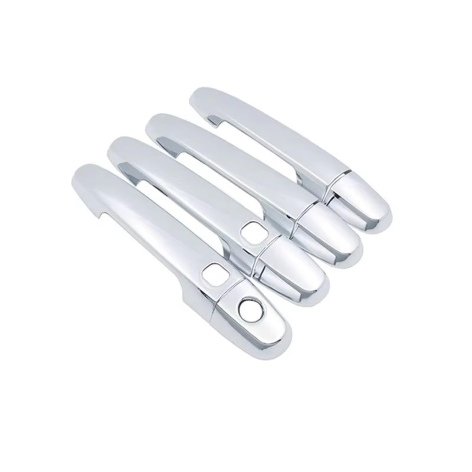 IUKMR for Toyota for Corolla for E140 for E150 2007-2013 Chrome Car Door Handle Cover Bowl Trim Styling Accessories Overlay Sticker Car Outer Door Handle(2 buttns)