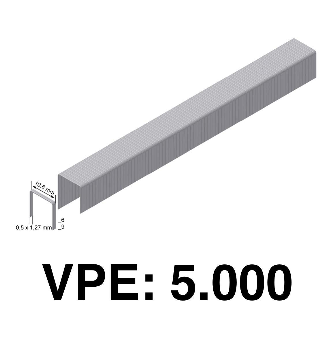 Prebena HFPF09 Zszywacz do zszywacza PF 6-9 mm + zszywki PREBENA PF09CNK typ PF 5000 9 mm ocynkowany