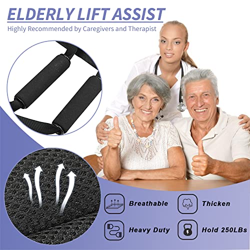 Bed Transfer Nursing Sling, Extra Wide Patient Lift Aid Belt, Professional Medical Grade Lift Assist Home Care Assistance Products for Elderly Injured, Patient, Bed, Wheelchair, Seniors-50 Inch