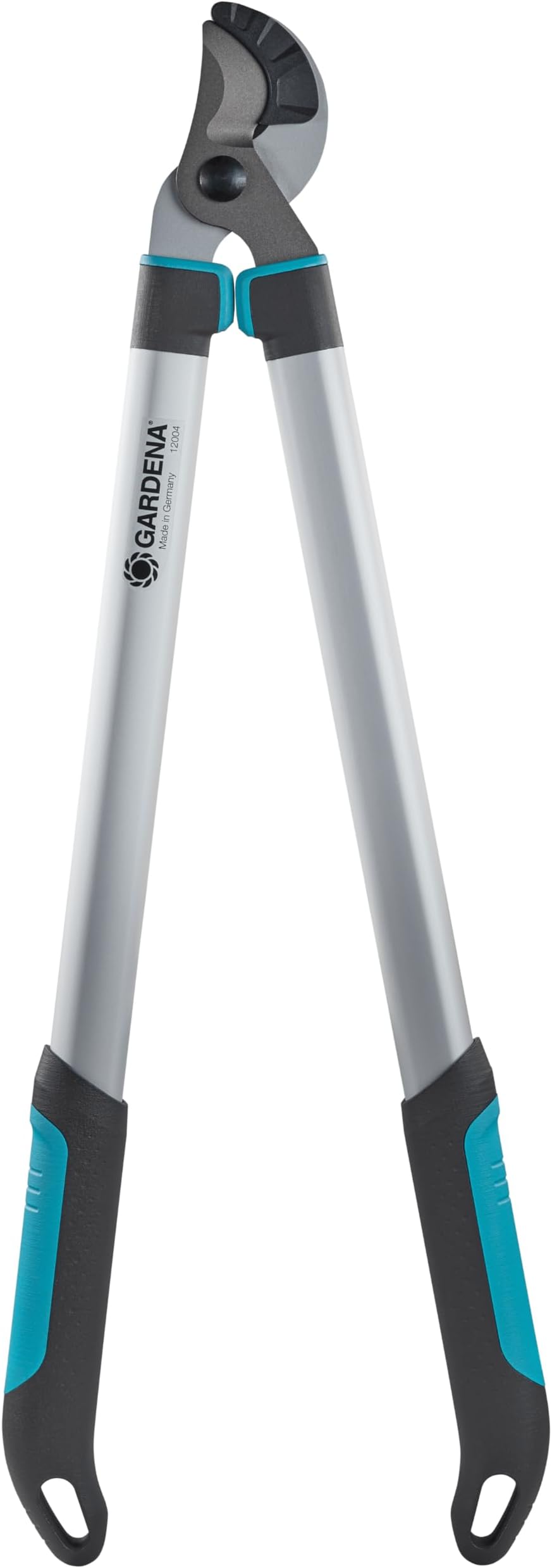 Gardena EasyCut 680 A Pruning Lopper, Anvil Pruning Lopper for Cutting Hard, Dry Wood, Non-Stick Coating, ErgoTec Handle (12004-20), black, silver, turquoise