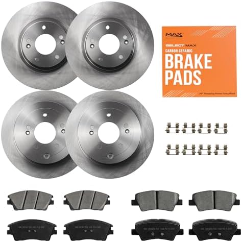 MAX Advanced Brakes Tucson rotor and pad kit with cast iron rotors for Hyundai Tucson