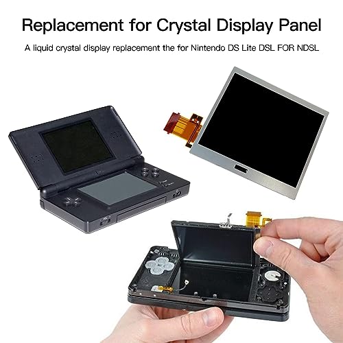 Image of 2023 New Replacement LCD Screen Display Compatible for Nintendo DS Lite DSL NDSL, Bottom Lower Screen Display