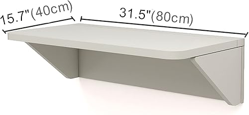 Vista 14 de Escritorio plegable montado en la pared, banco de trabajo plegable para montar en la pared, mesa plegable montada en la pared, mesa plegable montada