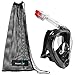 Oceanic Mako Two Window Scuba Dive Mask with Neoprene Mask Strap
