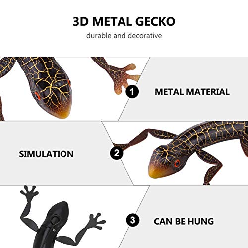 Decorazioni Artistiche da Parete Geco Metal