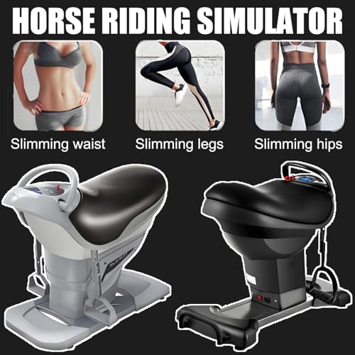 Image of Electric Horse Riding Machine,Abdominal Exercise Machine,3D Horse Riding Exercise Simulator,3 Intelligent Modes,20 Speed,Home Gym Workout Equipment for Gymnasium, Indoor Training