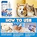 SDJUFEI 2 Pack Dog & Cat Ear Infection Treatment Drops, with 1% Hydrocortisone, Ear Yeast Infection Treatment for Dogs and Cats, Dog Ear Drops for Yeast Infection