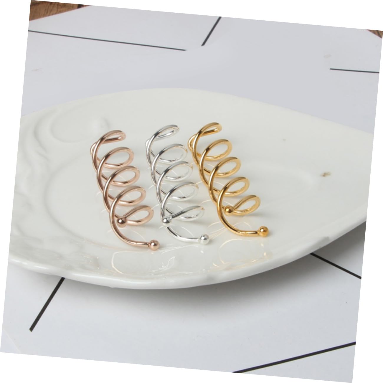 POPETPOP 90pezzi Spirali Clip Per Pinze Vite Per Acconciature Eleganti Accessori Per Donne e Sposa