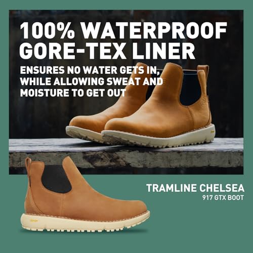 Danner Tramline Chelsea 917 Gore-Tex Men's Boots - Full-Grain Leather, Waterproof, Versatile for City & Adventure2