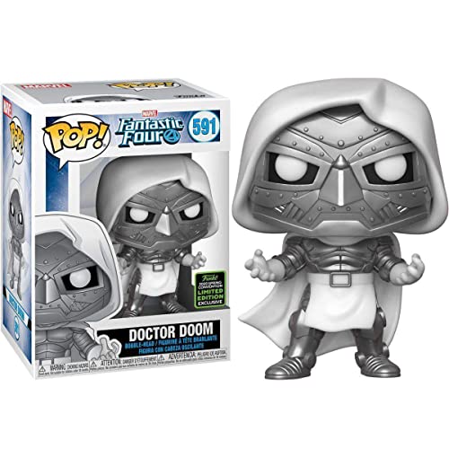 Pop 2020 Eccc Shared Exclusive 591 Dr. Doom (White)