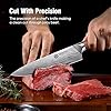 YOTSUBA 3 PCS Japanese Kitchen Knife Set, Razor Sharp High Carbon Stainless Steel Chef Knives with Ergonomic Natural Rosewood Handle, Premium Gift Box for Home & Restaurant Use