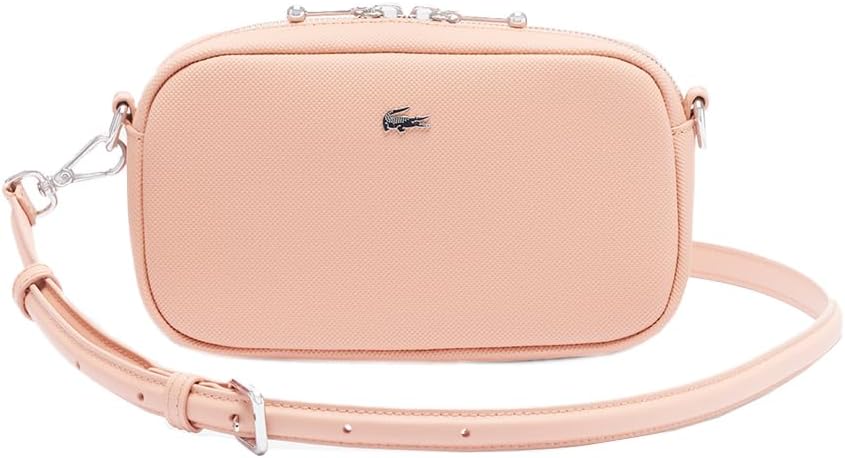 Lacoste Women's Daily City Messenger Bag, Latte, One Size