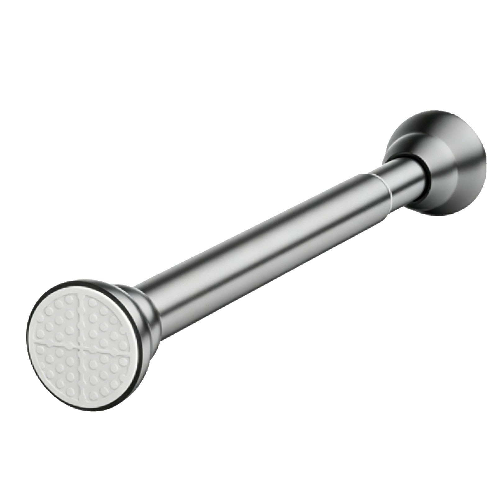Shower Curtain Rod, Adjustable Curtain Rod, No Drilling, Anti Slip for Living Room Bedroom Bathroom Closet Kitchen Laundry Room(Grey,88-130cm/35-51in)