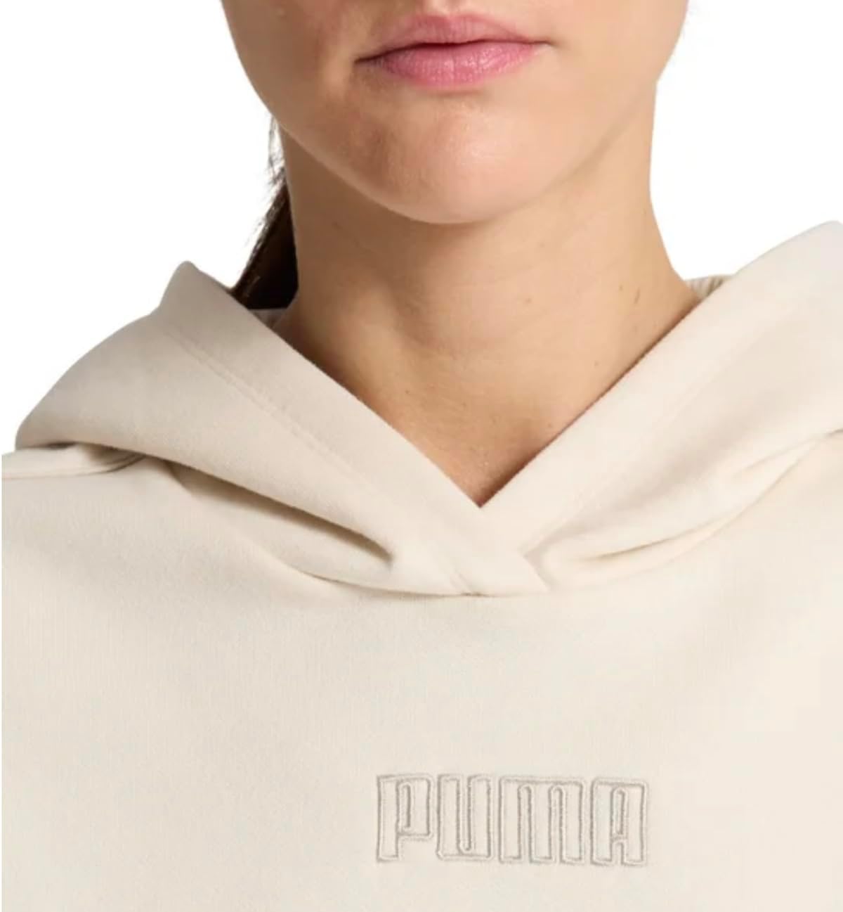 PUMA Women's Long Sleeve Fleece Pullover Hoodie with Kangaroo Pocket - Image 3