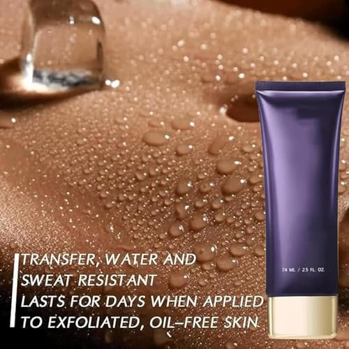 2025 All Over Complexion Perfector With Extra Large Body Makeup Brush,Tattoo Cover Up Cream, Body Full Coverage Perfector Waterproof No Transfer, Long-Lasting Sweat-Proof Concealer For Women - Image 6