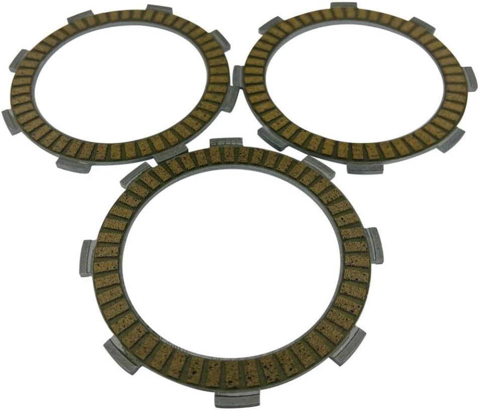 3pcs Universal Fit Motorcycle Clutch Disc Plates Compatible With AR50 1982 Aftermarket Replacement