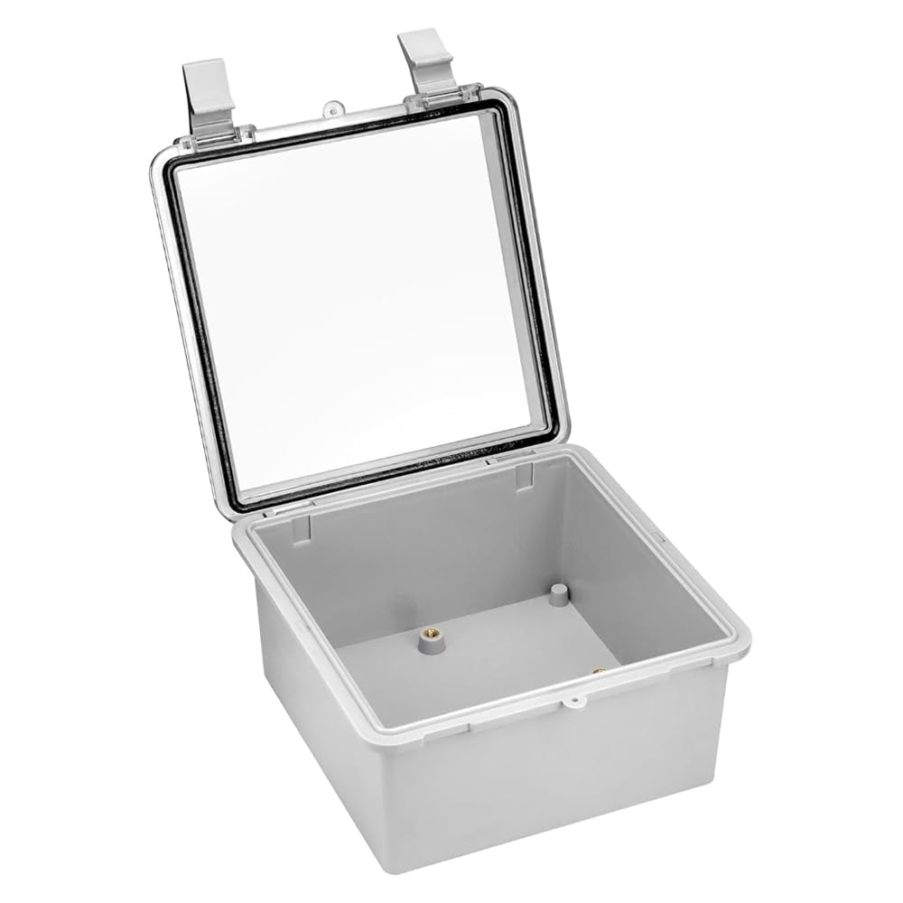 Scatola di Derivazione Elettrica IP67 Scatola per Progetti Esterno Impermeabile Custodia Elettrica con Coperchio Trasparente