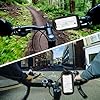 LEMEGO Support Téléphone Vélo Etanche, Sacoche Vélo Guidon Cadre Porte Telephone Velo VTT Trottinette Electrique Rotation 360 avec Espace Rangement Ecran Tactile pour Smartphone sous 7 Pouces #5
