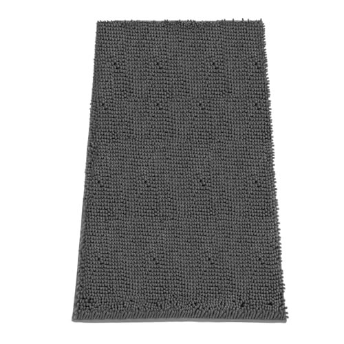 Image of Absorbent Dog Door Mat for Muddy Paws, 72 inch x 36 inch Chenille Indoor Mats for Entryway, Trap Dirt Front Door Mat Indoor Entrance Washable Non Slip Soft