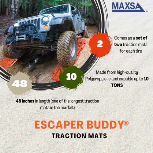 Maxsa Innovations 20333 Heavy-Duty Escaper Buddy Traction Mats thumb #5