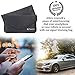 TICONN Faraday Bag for Cell Phone (2 Pack), GPS RFID Signal Blocking Bag, Shielding Pouch Wallet Phone Case (Black)