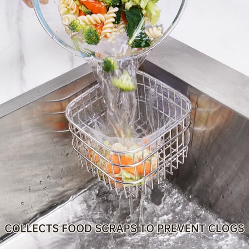 Colador para fregadero de cocina NiHome acero inoxidable miniatura 5