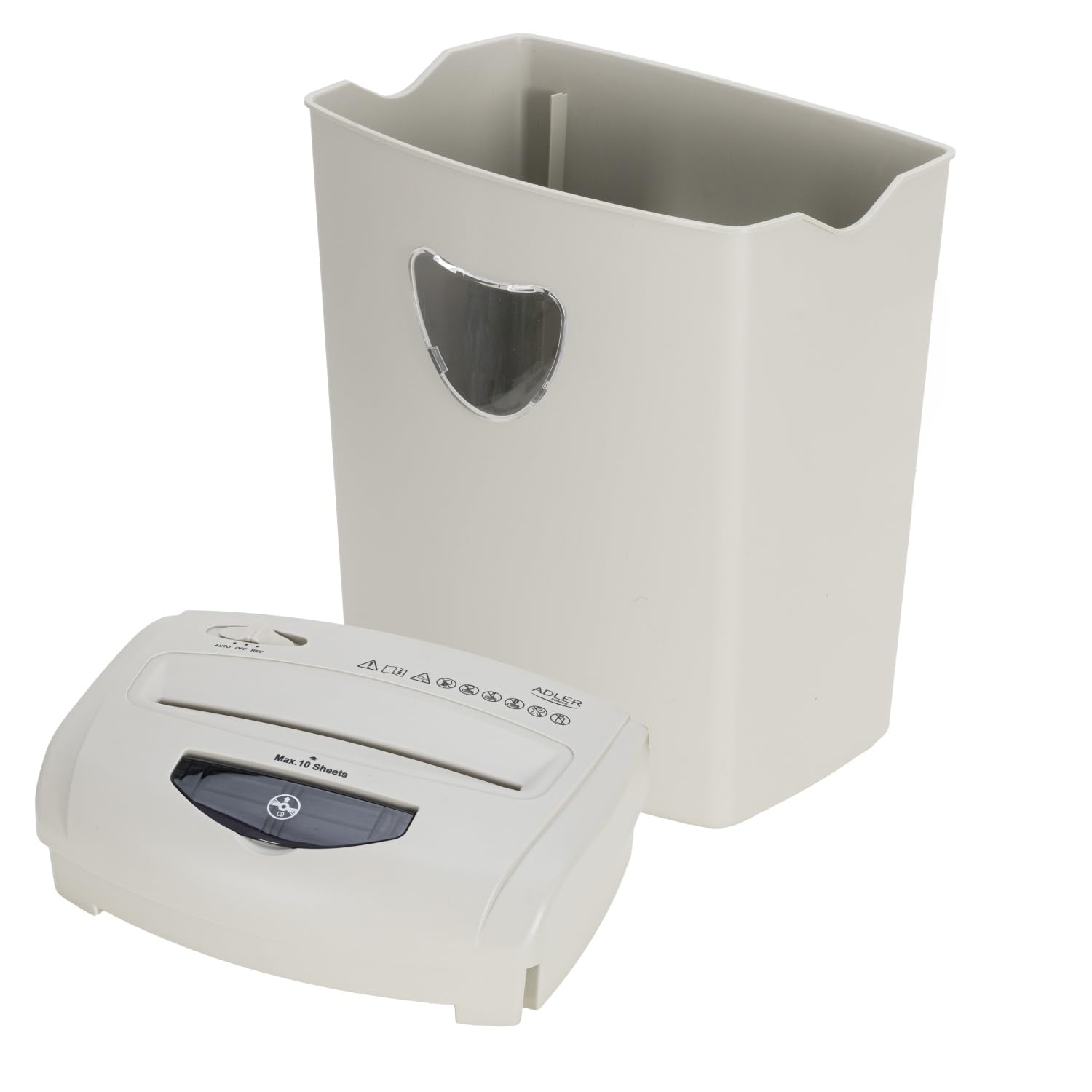 ADLER EUROPE 1038 Beige Niszczarka do dokumentów