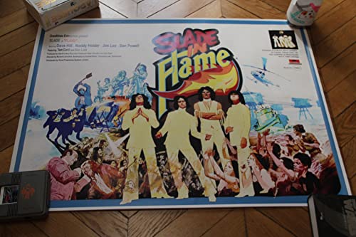 Poster Slade in Flame 1975 pour collectionneur de rock UK