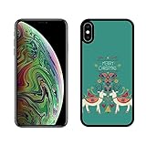 耐久性のあるiPhone XS Maxのスマートフォンカバーの鹿と小鳥は友達にプレゼントします。