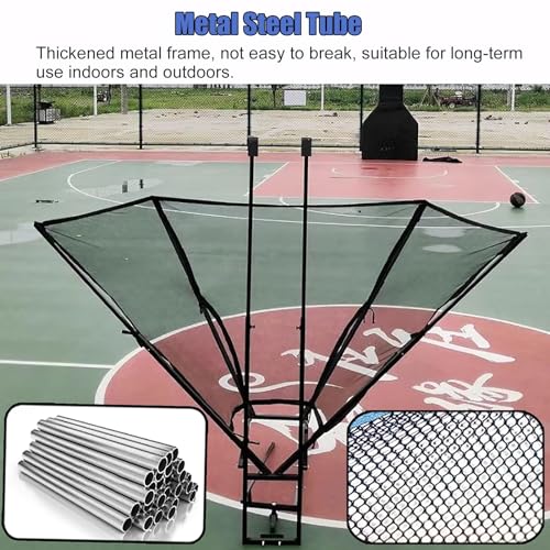 Reboteador de baloncesto portatil colgante para entrenar tiros sin interrupción 6
