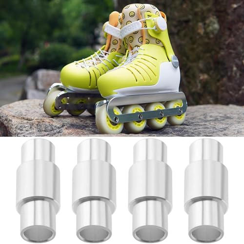 LT Easiyl 20pcs Inline Skates Spacer Wheel Bearing Spacer Aluminum Alloy Inline Speed Spacer Bearing Spacer for Inline Rollerblade & Roller Skates