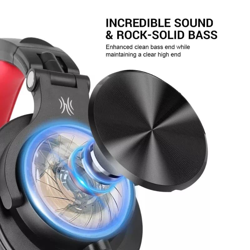 Cuffie over ear cablate con microfono Studio DJ Cuffie Monitor professionale Registrazione e miscelazione cuffie per gaming